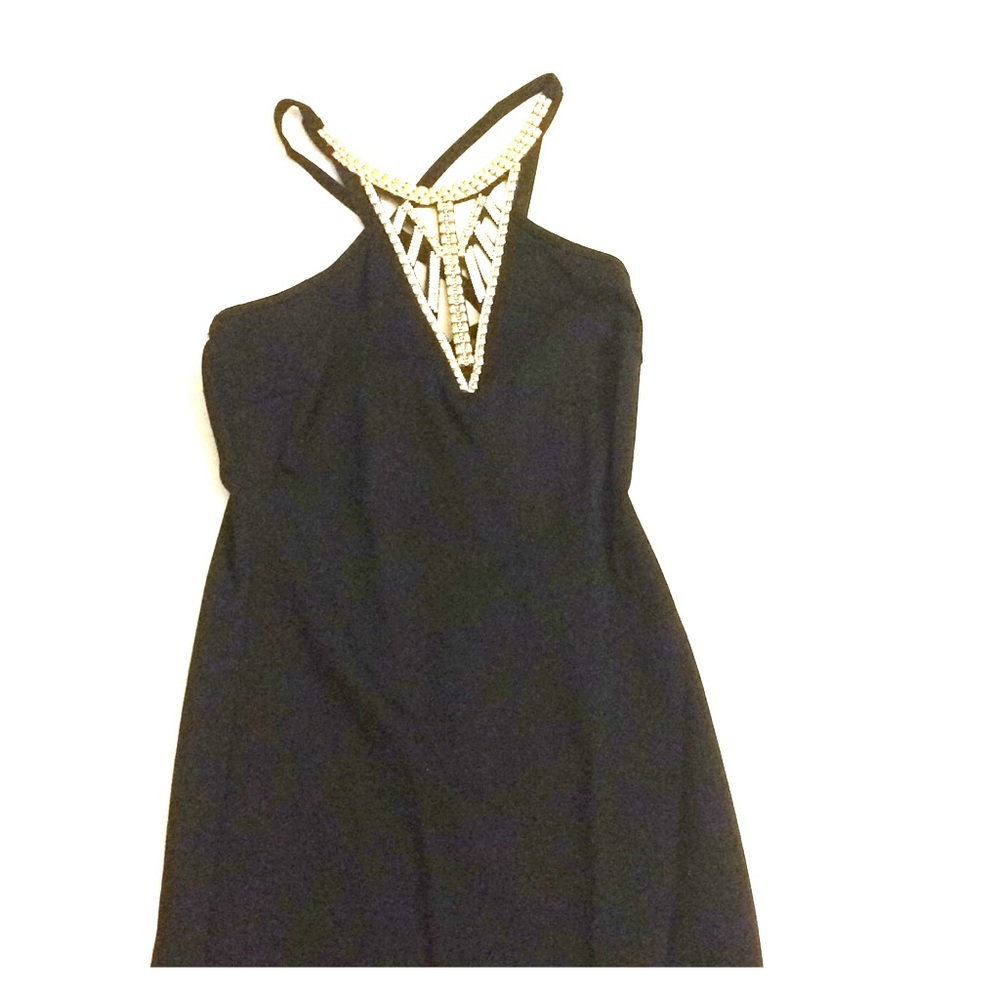 Mini black dress